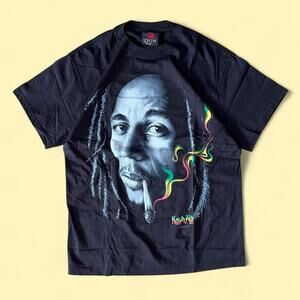 2007 Bob Marley Kaya Man Graphic Tee